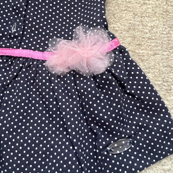 American girl doll polka-dotted blue dress set - Picture 2 of 4